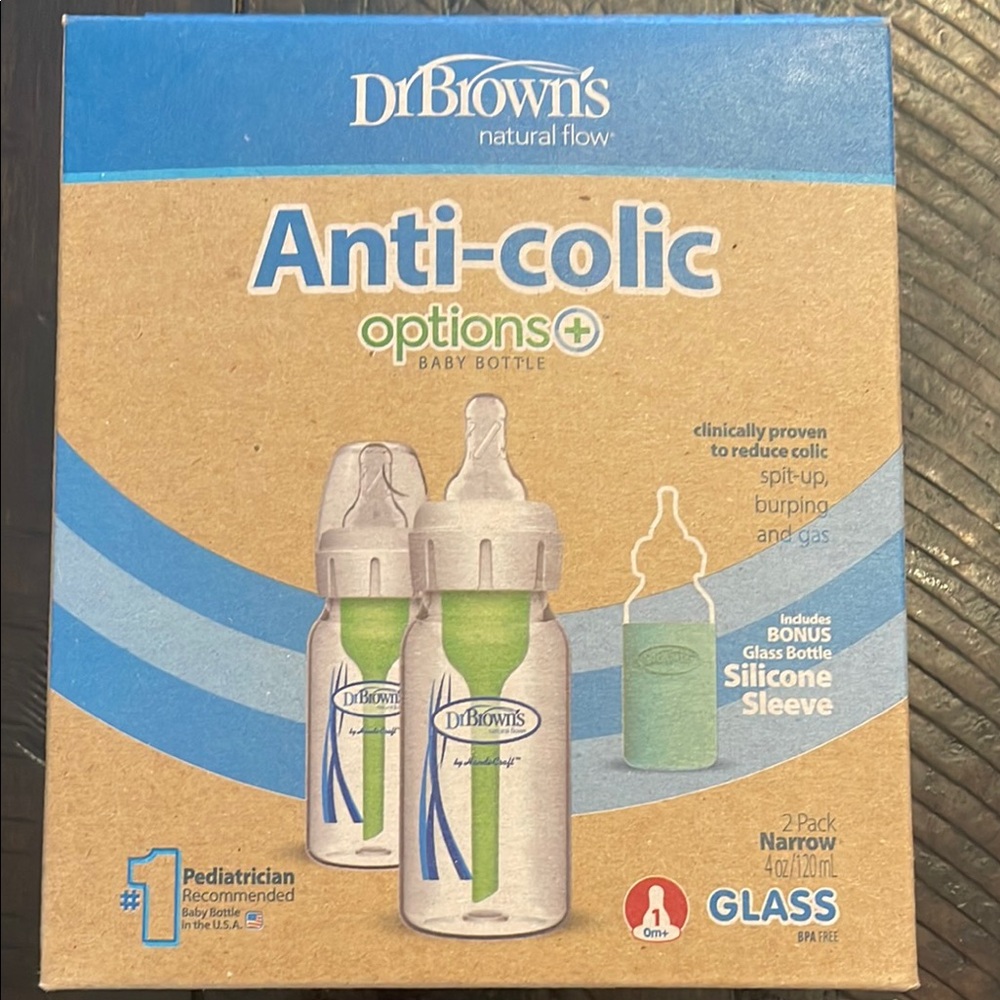 Dr. Brown's Anti-Colic Baby Bottle 2-Pack